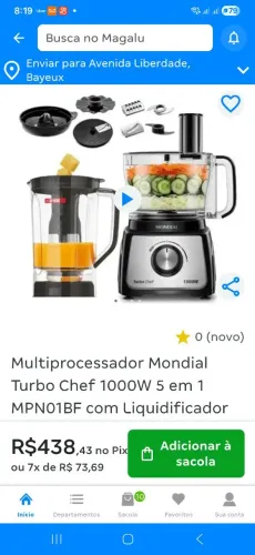 Prossesador 5 em 1 mondial 
