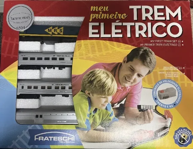 Ferromodelismo Frateschi Trem de Prata Caixa Basica Impecavel 6504