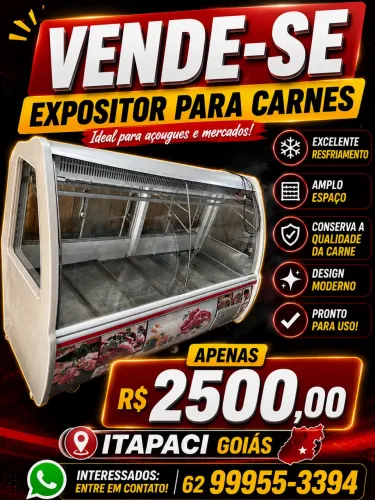 Freezer expositor para carnes