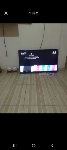 Tv smart lg 49 polegadas funciona perfeitamente acompanha controle