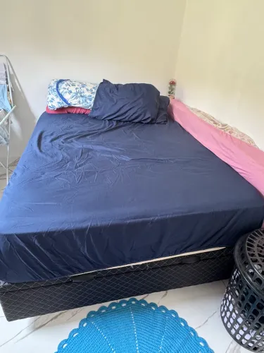 Cama box casal baú 