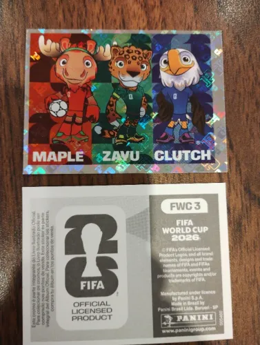 Figurinha Mascotes Copa 2026 FWC 3