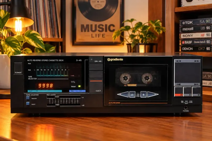 Tape deck Gradiente D- 475 ( NÃO FUNCIONA ) LEIA A DESCRIÇÃO