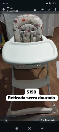 Cadeira de alimentação 