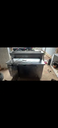 Balcão condimentados refrigerado