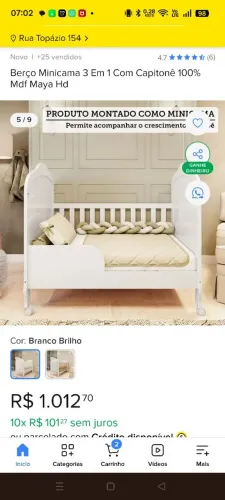 Berço 3 em 1