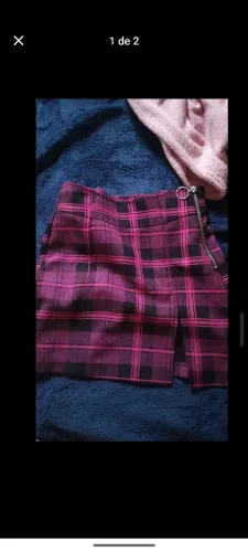 Saia 34/36 e meia calça 
