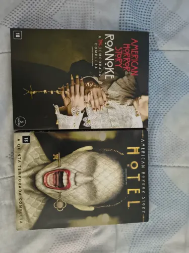 DVDs série American horror story temporadas 5 e 6 originais