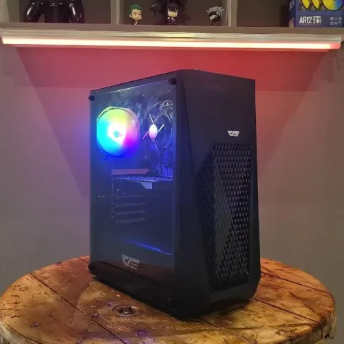 PC Gamer I3 7100, GTX 1050 Ti 4GB, 12GB RAM, SSD 120GB+500GB, H110, Fonte 500W
