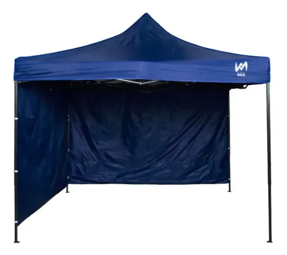 Gazebo Tendas Wild 3x3 Articulado Em Aço 2 Paredes Coloridas