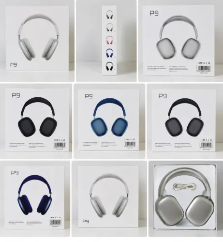Fone Bluetooth P9 Sem Fio Over-Ear | Graves Potentes e Confortável