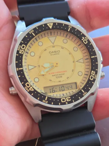 Raro Relógio Casio Anadigi 80/90 LEIA