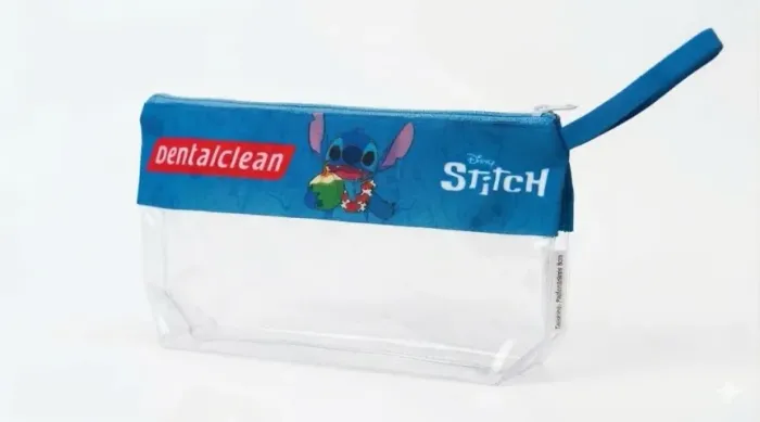 Necessaire Estojo Escolar com Ziper Stitch DentalClean