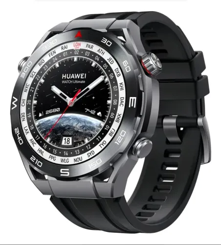 Huawei watch ultimate - expedition black - garantia até 06/27 - caixa de 48,5 mm