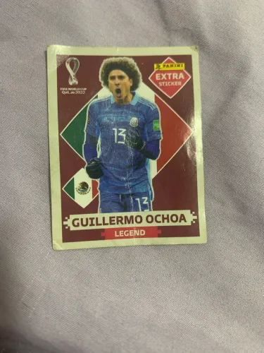 Figurinha do Guilermo Ochoa bronze copa 2022