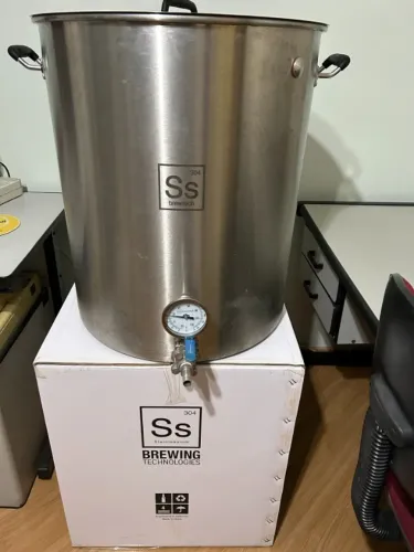 3 Panelas inox 304 SS BrewTech - 117 litros - Preço para uma panela
