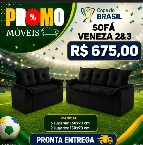 Conjunto de Sofá Veneza