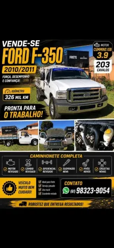 Ford F-350 3.9 Cummins Turbo Diesel Mec. 2010