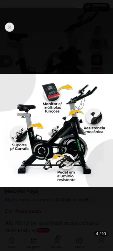 Bicicleta ergométrica winnick