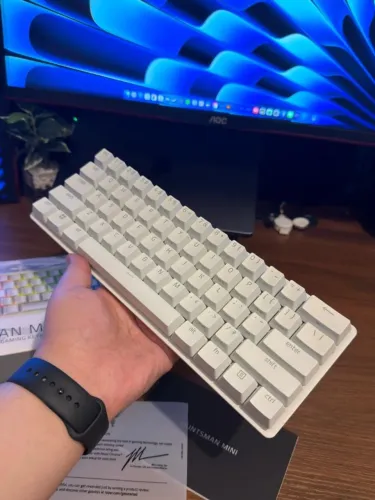 Teclado Gamer Huntsman Mini Mercury - Swith Purple