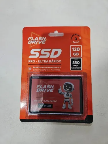 SSD FlashDrive PRO 120gb Sata3 - Garantia de fábrica 3 anos