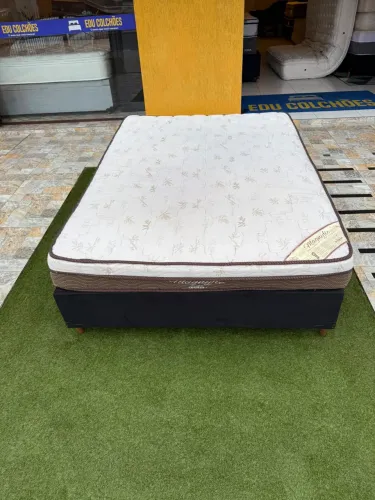 Cama box CASAL ORTOBOM USADA TOP - ENTREGAMOS
