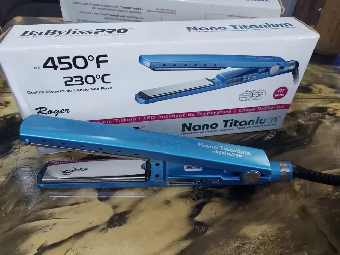 Prancha Titanium Babyliss 450f