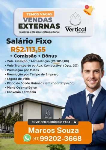 Contratasse vendedora