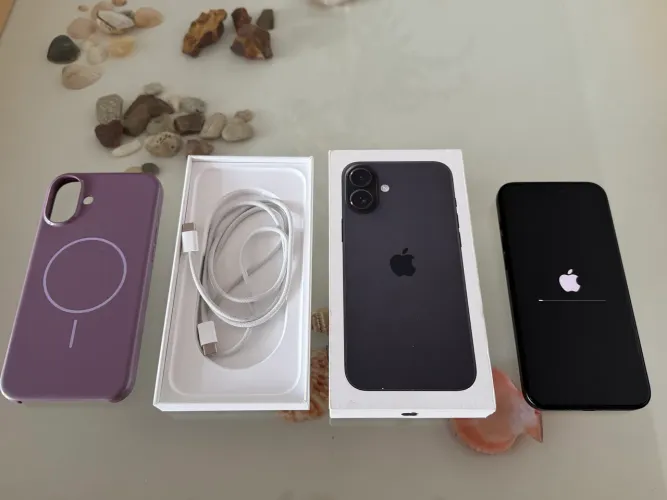 iphone 16 PLUS 128gb preto em perfeito estado! Acompanha caixa e cabo e nota!