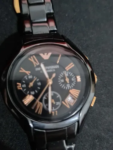 Relogio emporio armani ceramica