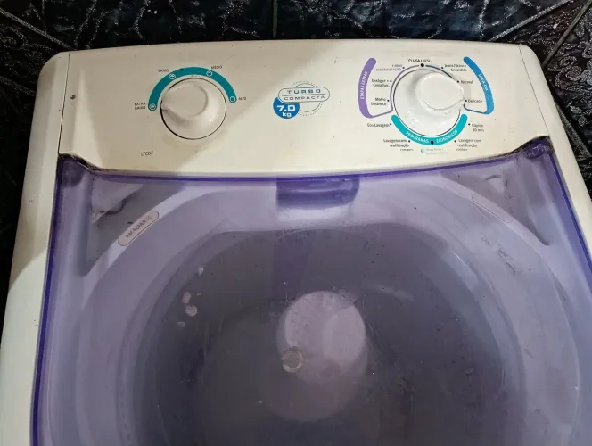 Máquina de lavar 7 kg com defeito