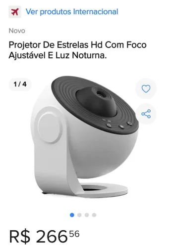 Projetor de imagem para ambientes escuro.