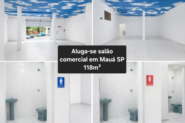Salão comercial em Mauá SP