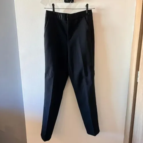 calça de alfaiataria preto zara