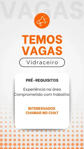 Vaga de Vidraceiro