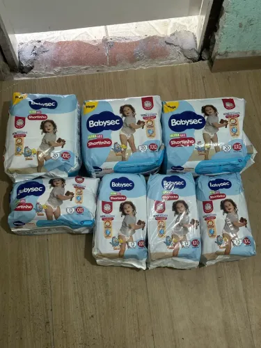Fraldas XXG babysec shortinho