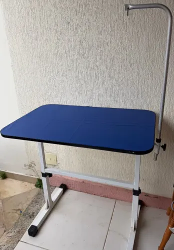 Mesa de tosa minag com ajuste de altura (banho e tosa pet shop)