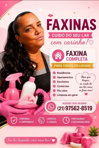 FAXINA & ORGANIZAÇÃO 