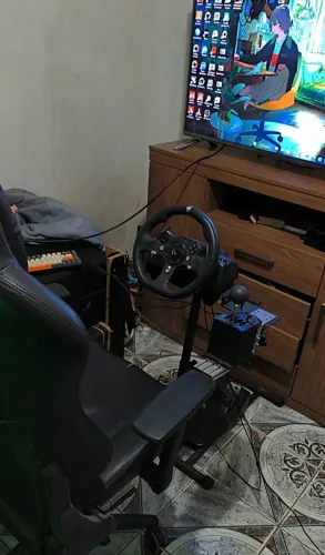 Volante Logitech G920 + Suporte