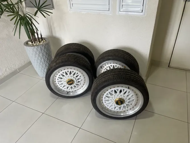 Rodas BBS Aro 17 + Pneus Novos (Nunca Rodados)
