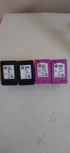 4 cartuchos HP Vazios - Original