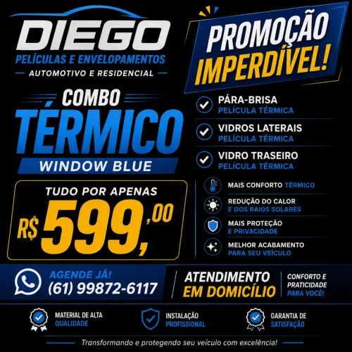 Películas automotivas, residencial e envelopamentos 