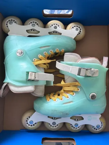 Patins Powerslide Zoom Baby Blue 80.