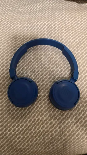 Fone de ouvido JBL T450 Bluetooth azul