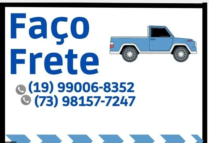 Faço fretes 
