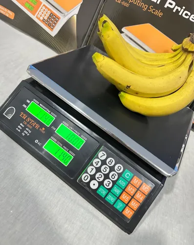 Balança eletrônica bateria embutida 40kg bivolt