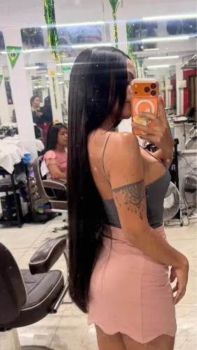 Cabelo humano 80 cm 300 gramas