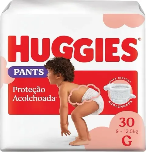 2 Pacotes de Fralda Huggies G R$80,00