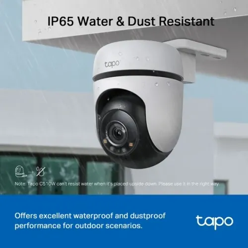 Câmera De Segurança Monitoramento por Celular em Tempo Real Tp-link Tapo c510 2,4ghz 360