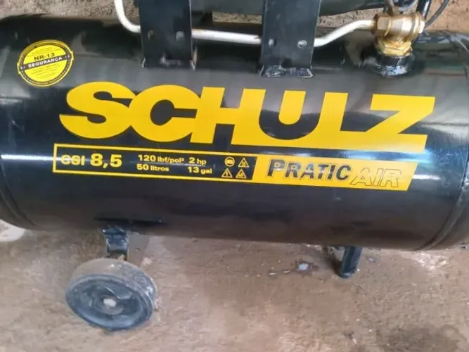 Compressor schulz 50 litros pratic air 110V